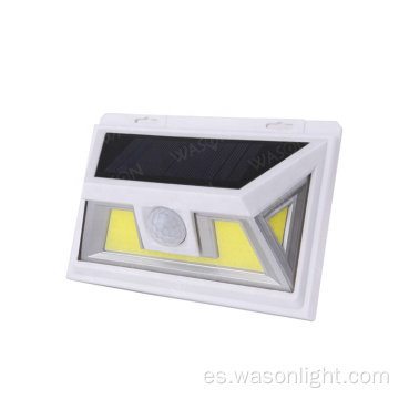 Al por mayor 2 modos 450 lúmenes 74*Cobre de seguridad para exteriores Sensor de energía solar LED montada LED IP65 impermeable